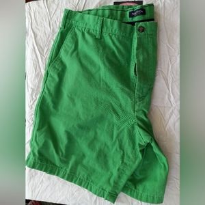 Nautica Kelly Green Apple Men's Deck Shorts s40 RN #67835